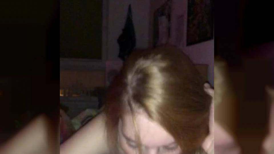 My redhead 18 year old ex sucks my dick till i cum hard