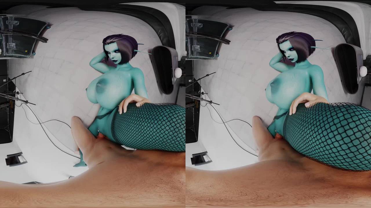 Fucking a titty whore in virtual reality