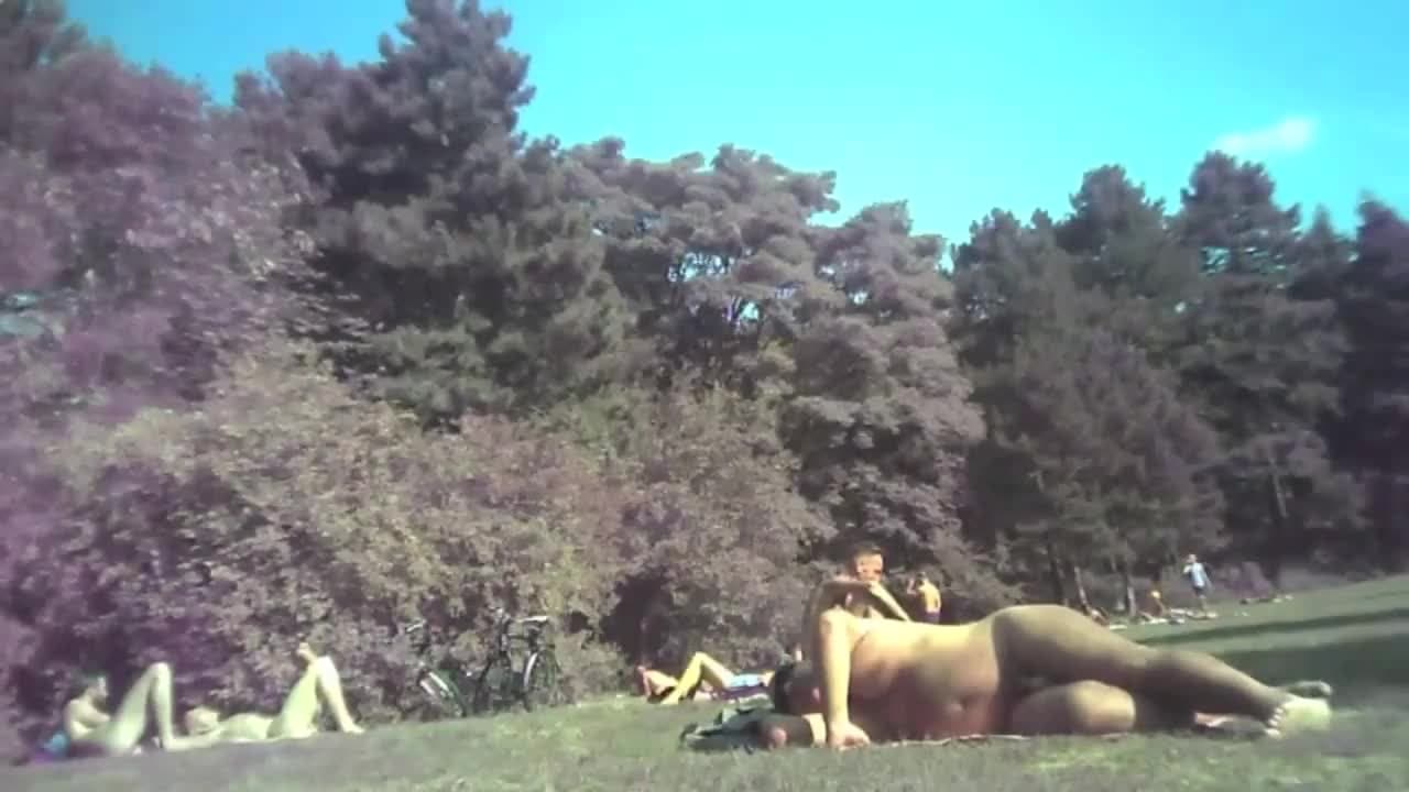 A gay park where they enjoy being naked