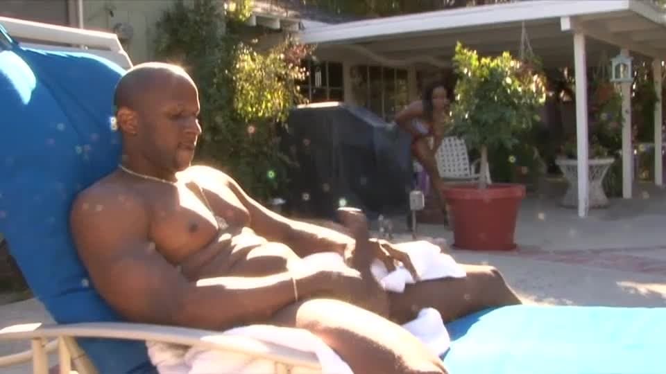 Stacie Lane in the garden with Prince Yahshua