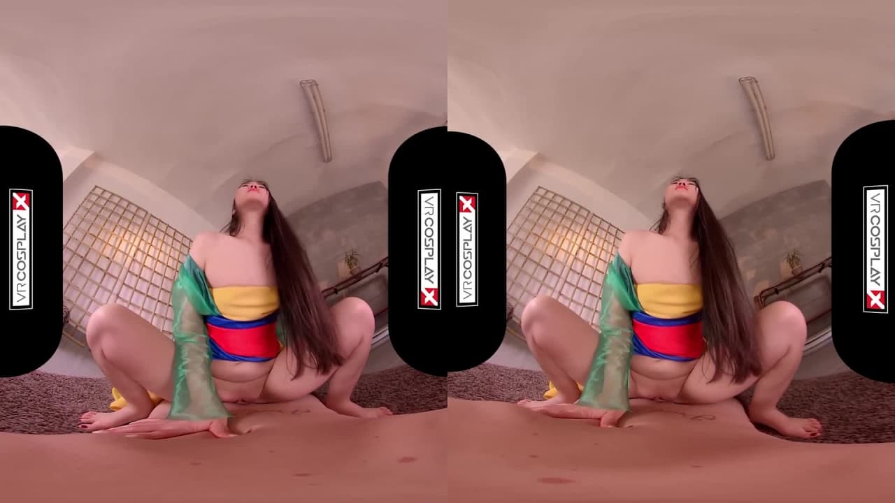 Mulan look alike enjoys being fucked in VR