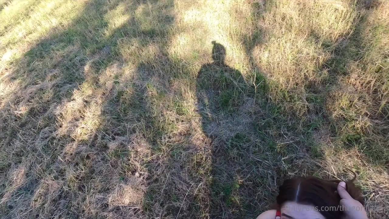 Pov amateur suck and fuck outside