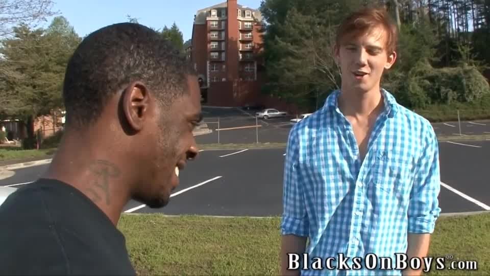 Kyle Powers has sex with a hard black man