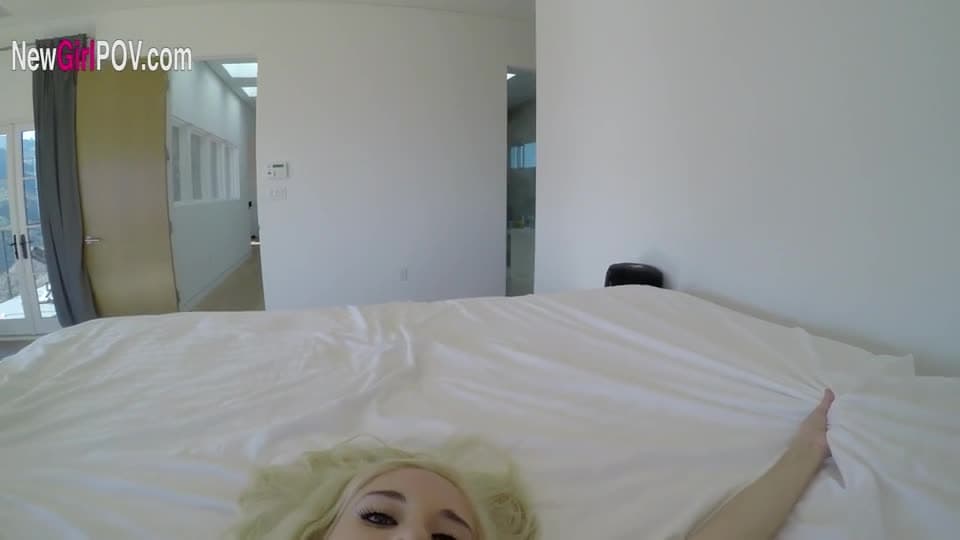 Sexy blonde gets fucked in a POV video