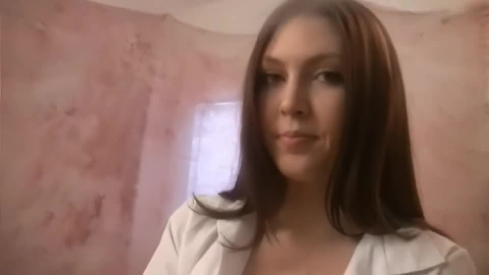 Brunette masturbation is rubbing her pussy