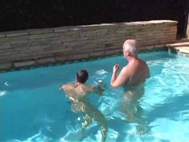 Brenden Sharpe gets cock sucked by the pool