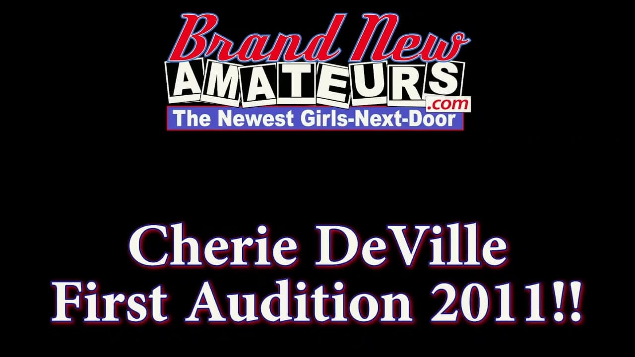 Cherie Deville's first XXX solo casting